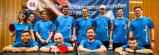 MDR-Tischtennis Team mehrfach erfolgreich bei der 66. Deutschen Tischtennis Meisterschaft